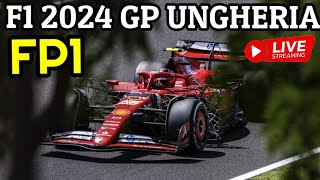 🔴 F1 2024 GP UNGHERIA FP1 LIVE REACTION BY SUPERCORRIS 💥 shorts [upl. by Anerroc]