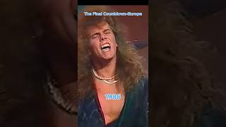 The Final Countdown  Europe from 1986 to 2024 music 80smusic celebrity shorts [upl. by Enyt263]