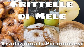 Frittelle di Mele Ricetta Originale Piemontese in Padella [upl. by Randell]