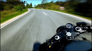 Rideout Suzuki GSX600F Cafe Racer I Naked Custom Bike I Thüringen  Exhaust Sound I 026 [upl. by Aiykan]