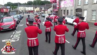 Lisburn Young Defenders FB 1  Cookstown Sons Of William FB Parade 2024 [upl. by Rissa]