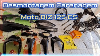 Como desmontar a carenagem Honda Biz ES 125 2010 [upl. by Myna]