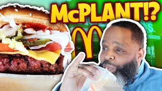 McDonalds McPlant Burger Review [upl. by Naginarb694]