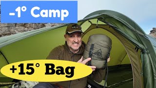 Freezing Camp Summer sleeping bag youtube wildcamping wildcampinguk OneTigris [upl. by Ihc]