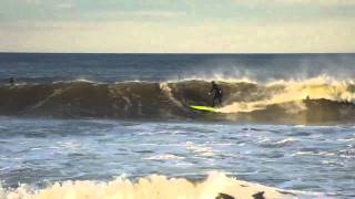 Surfing Belmar NJ November 2010 [upl. by Holton943]