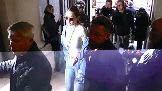 EXCLUSIVE Gigi Hadid coming in the Isabel Marant show in Paris [upl. by Pritchett]