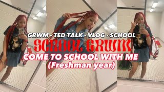 GRWM First Day Of School FRESHMAN YEAR  School Vlog [upl. by Huberman601]