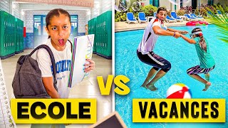 VACANCE VS ÉCOLE  😭🔥 la pire rentrée scolaire [upl. by Berriman]