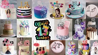 🎂🥳Teenage Girl Birthday Cake Design13th Birthday Cake13th Cake Design For GirlsGirl Cake Design [upl. by Braun]