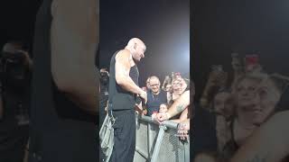 Disturbed stops show to comfort scared girl [upl. by Novel]