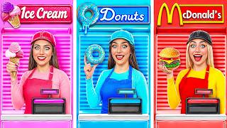 Cooking Challenge McDonald’s vs Ice Cream vs Donuts by Multi DO Challenge [upl. by Pirali]