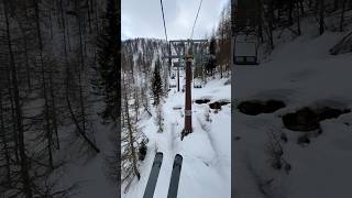 Sulla vecchia seggiovia Cigolera primiero sanmartinodicastrozza dolomitisuperski [upl. by Ydnim527]