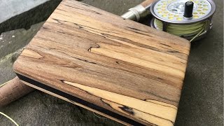 Beautiful Fly Box made out of Pallet Wood Part 2  Woodworking [upl. by Bonn]