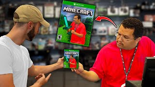 Returning Games with Employees Pictures on Them Prank [upl. by Nuhsyar]