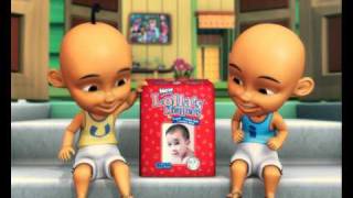 Lollas Baby Diapers Upin amp Ipin TV Commercial 30 secs [upl. by Nyar39]