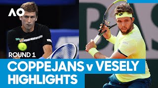 Kimmer Coppejans vs Jiri Vesely  Match Highlights 1R  Australian Open 2021 [upl. by Weibel]