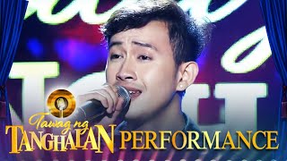 James Alfafara  Pangako Sa’yo  Tawag ng Tanghalan [upl. by Destinee]