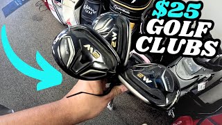 Found 25 Taylormade M2 Hybrids Thrift Shopping for Golf Clubs [upl. by Nide]