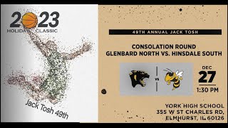 Glenbard North vs Hinsdale South Jack Tosh Holiday Classic [upl. by Greysun]