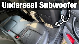 Saab 93  8quot Active Under Seat Subwoofer [upl. by Drofiar206]