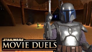 Star Wars Movie Duels Jango Fett Geonosis Arena [upl. by Lah]