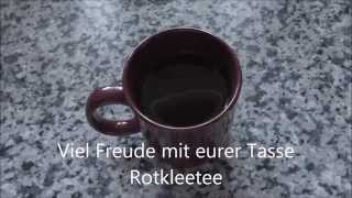 Rotklee Tee aromatisch und gesund [upl. by Nojad627]