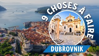 Croatie  ce quil faut absolument faire à Dubrovnik [upl. by Airehtfele]