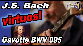 Gavotte in A Moll BWV 995 Johann Sebastian Bach [upl. by Nayra282]