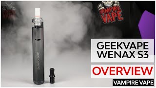 GEEKVAPE WENAX S3 Overview [upl. by Bethezel]