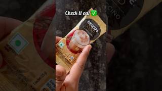 NESCAFE GOLD CAPPUCCINO shorts shortsfeed nescafegold cappuccino [upl. by Asfah211]