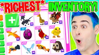 RICHEST Adopt Me INVENTORY TOUR EVERY MEGA NEON Legendary Pet And RAREST Roblox Adopt Me Items [upl. by Nigem]