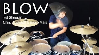 Ed Sheeran  BLOW with Chris Stapleton amp Bruno Mars  Drum cover [upl. by Irvine]