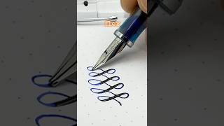 Noodler’s Triple Tail fountain pen inked with Waterman Serenity Blue [upl. by Aroc]