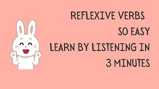 A2 Level GermanReflexive VerbsLearn by Listening in 3 minutes [upl. by Janel]