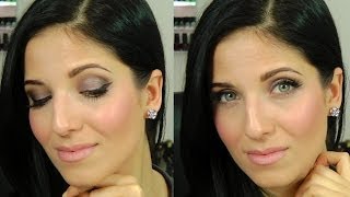 Gray Smokey Eye Makeup Tutorial  Vitale Style with Laura Vitale [upl. by Ahsilahk]