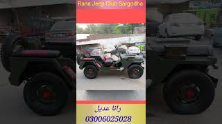 Pakistan Army Auctioned Commando Jeep For Sale Rana Adeel 03006025028 [upl. by Arahahs]