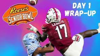 2024 Senior Bowl Day One Recap [upl. by Yelik]