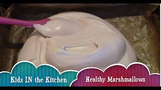 How to make Marshmallows  homemade easy delicious and healthy Kids IN the Kitchen 4 [upl. by Etana]