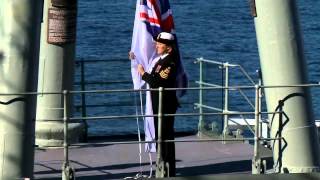 HMAS Sydney I Memorial Mast upgrade launch [upl. by Booth]