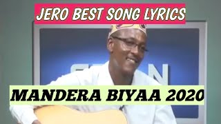 JERO BEST SONG LYRICS MANDERA BIYAA 2020 [upl. by Etirugram270]