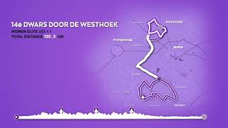 Parcours Dwars door de Westhoek 2024 [upl. by Ettelocin]