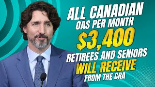 Canada Seniors Get 3400 OAS Per Month From CRA Canada News [upl. by Loftis]