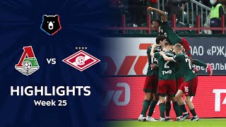 Highlights Lokomotiv vs Spartak 20  RPL 202021 [upl. by Haropizt]