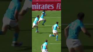 When Uruguay stunned Fiji rugby speed fast tackle rwc2023 shorts [upl. by Akinet459]