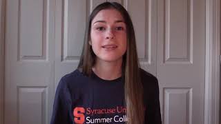 Syracuse University Office of PreCollege Programs  Summer College  Online [upl. by Einhorn395]