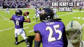 MADDEN 24 FRANCHISE RAVENS WEEK 3 VS COLTS SIGN DERRICK HENRY for 5 YR 97M CONTRACT [upl. by Skantze]