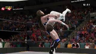 WWE 2K Stardom Saori Anou vs Bozilla [upl. by Eceirtal]