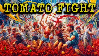 La Tomatina History Unveiling the Origins of Spains Legendary Tomato Fight Festive Celebration [upl. by Nmutua]