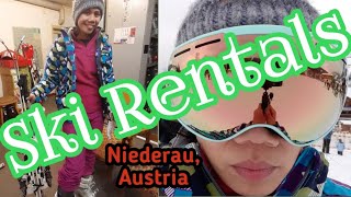 Where to RENT Ski Materials in Niederau Austria [upl. by Gnoh]