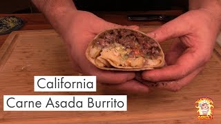 California Carne Asada Burrito  San Diego Classic [upl. by Gnehc83]